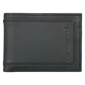 Dreifach vernähte Leder-Brieftasche