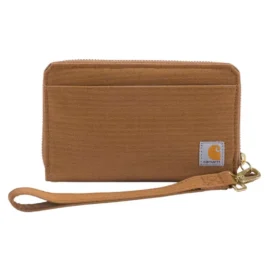 Flache Clutch-Geldbörse aus Nylon-Duck