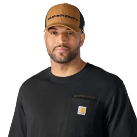 Ford Trucker-Kappe aus Canvas mit Netzrückseite