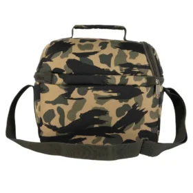 Isolierte 12-Dosen-Kühltasche mit zwei Fächern