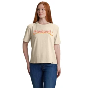 Leichtes Tencel™-Sweatshirt mit Rundhalsausschnitt und Grafikprint für Damen