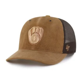 Milwaukee Brewers '47 Dyed Trucker, lockere Passform
