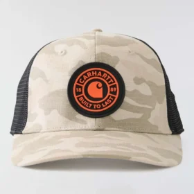 Ripstop-Trucker-Cap mit Mesh-Rückseite im Camouflage-Design