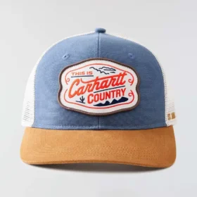 Trucker-Kappe mit Mesh-Rückseite und Country-Grafik
